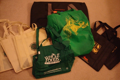 Reusable bags for all our grocery needs.